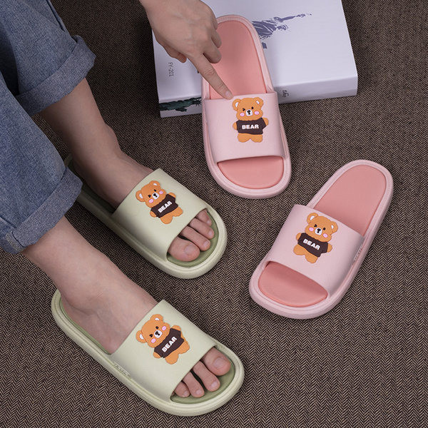 Unisex gumijas čības ar krāsu aplikāciju