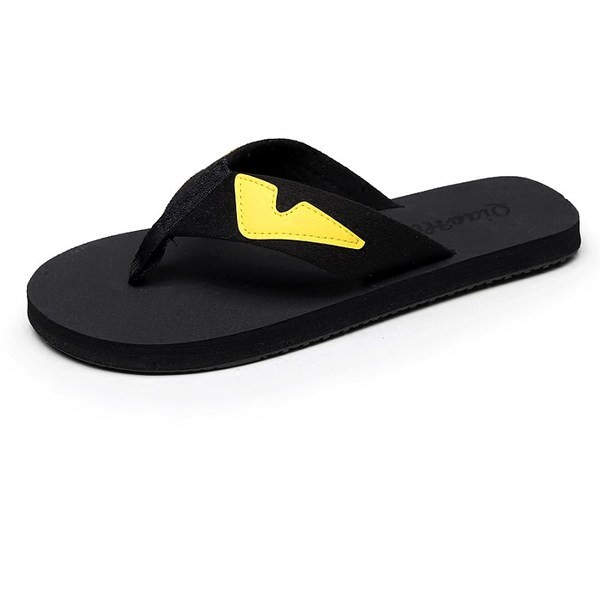 Ikdienas čības no unisex modeļa uz līdzenas zoles ar 3D rotājumu