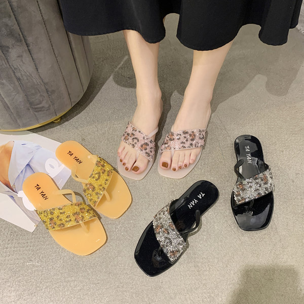 Ikdienas sieviešu silikona čības ar dzīvnieku rakstu