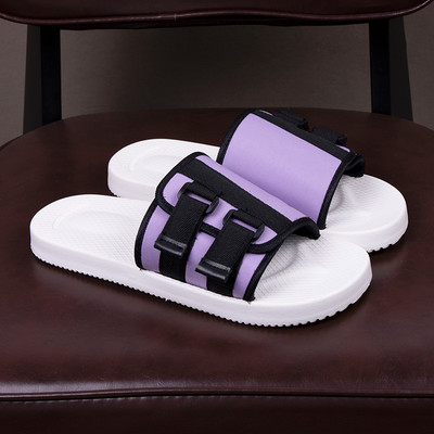 Ikdienas čības ar tekstila siksnu un velcro