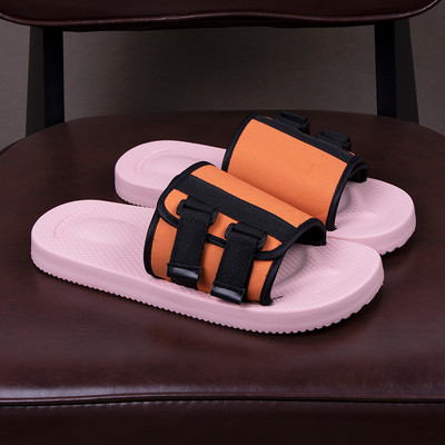 Ikdienas čības ar tekstila siksnu un velcro