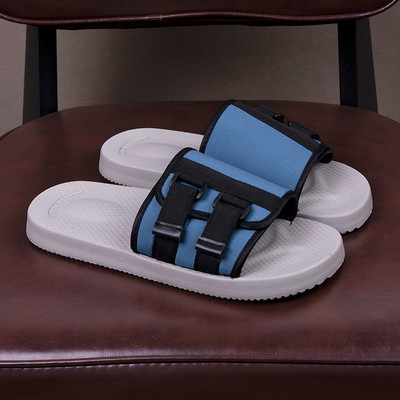 Ikdienas čības ar tekstila siksnu un velcro