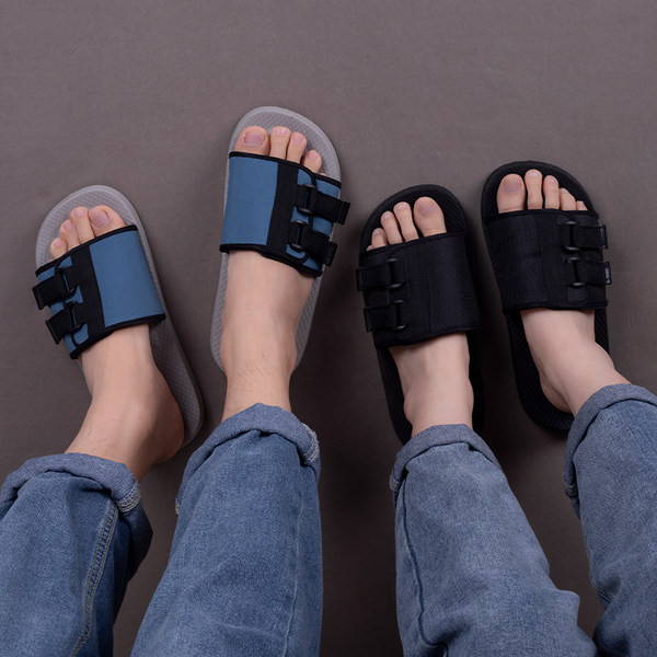 Ikdienas čības ar tekstila siksnu un velcro