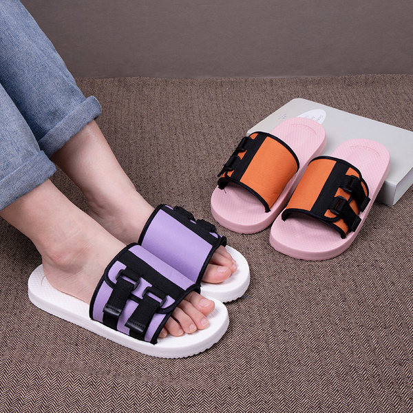 Ikdienas čības ar tekstila siksnu un velcro