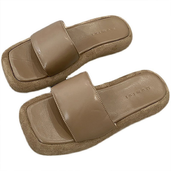 Sieviešu ikdienas čības ar augstu plakanu zoli