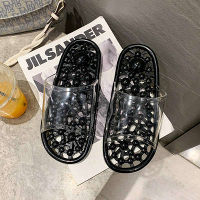 Ikdienas sieviešu čības ar silikona siksniņu - vairākās krāsās