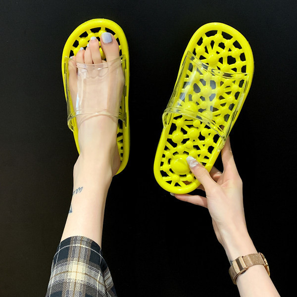 Ikdienas sieviešu čības ar silikona siksniņu - vairākās krāsās