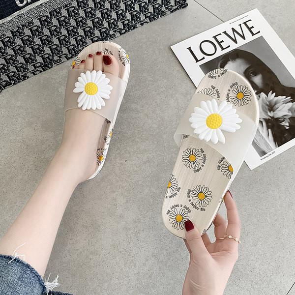 Ikdienas čības ar 3D rotājumu sievietēm