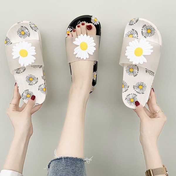 Ikdienas čības ar 3D rotājumu sievietēm