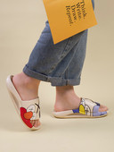 Gumijas čības ar krāsu aplikāciju - unisex modelis