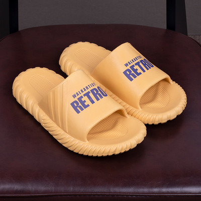 Gumijas čības unisex modelis ar uzrakstiem