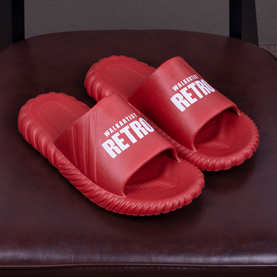 Gumijas čības unisex modelis ar uzrakstiem