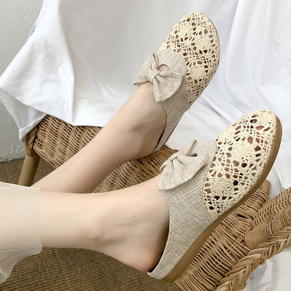 Sieviešu tīkla čības ar lenti