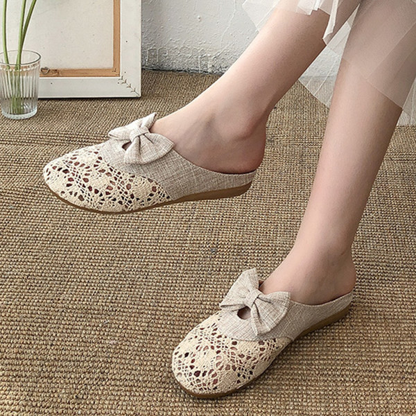 Sieviešu tīkla čības ar lenti