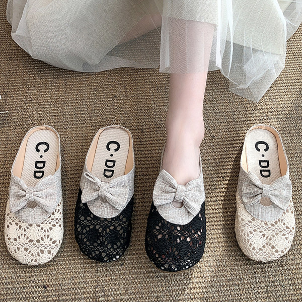 Sieviešu tīkla čības ar lenti