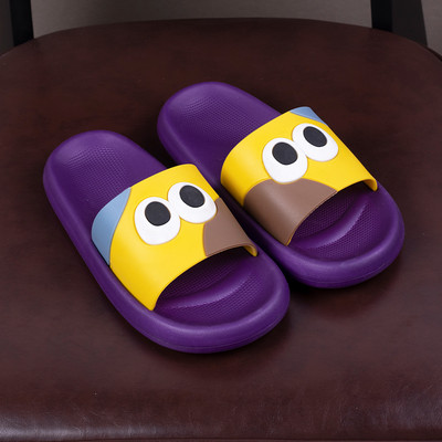 Unisex gumijas čības ar krāsainu apdruku