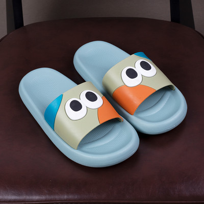 Unisex gumijas čības ar krāsainu apdruku