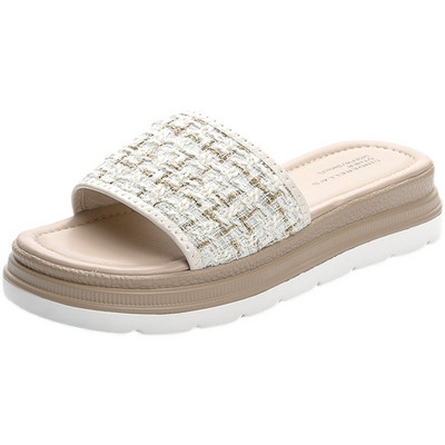 Ikdienas čības no mākslīgās ādas ar plakanu zoli sievietēm