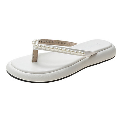 Papuci de dama actuali intre degete cu perle in doua modele