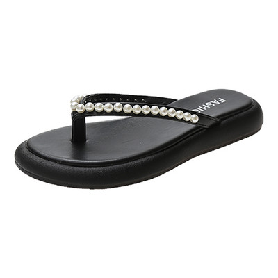 Papuci de dama actuali intre degete cu perle in doua modele