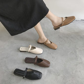 Sieviešu ikdienas čības no eko ādas četrās krāsās