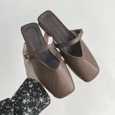 Sieviešu ikdienas čības no eko ādas četrās krāsās