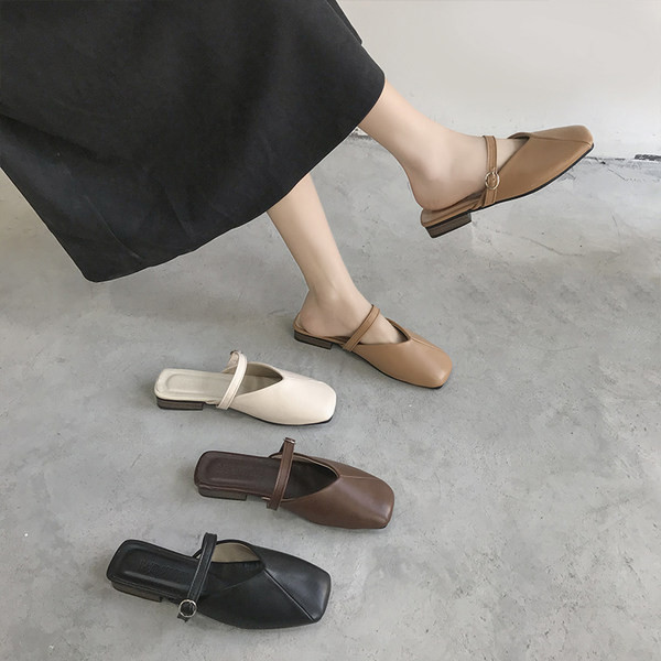 Sieviešu ikdienas čības no eko ādas četrās krāsās