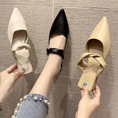 Sieviešu smailās čības - izgatavotas no eko ādas