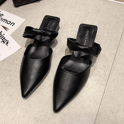 Sieviešu smailās čības - izgatavotas no eko ādas