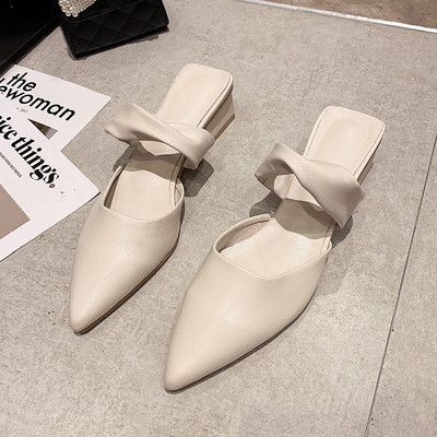 Sieviešu smailās čības - izgatavotas no eko ādas