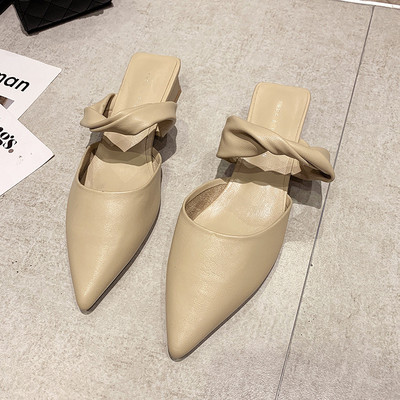 Sieviešu smailās čības - izgatavotas no eko ādas