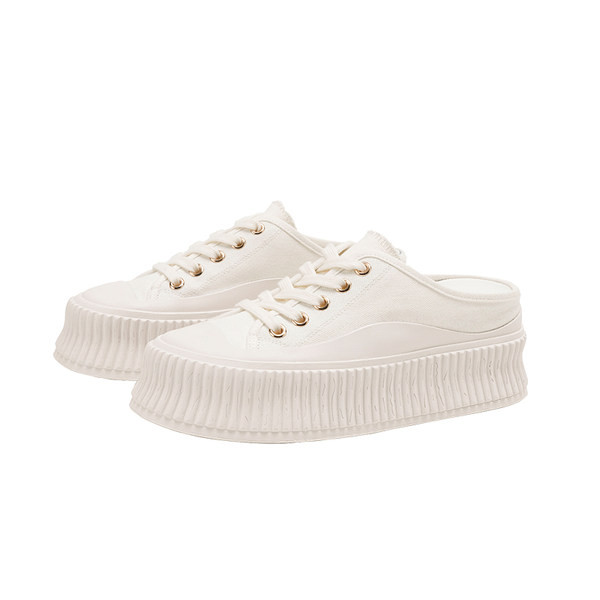 Pantofi de dama tip papuci inchisi cu sireturi