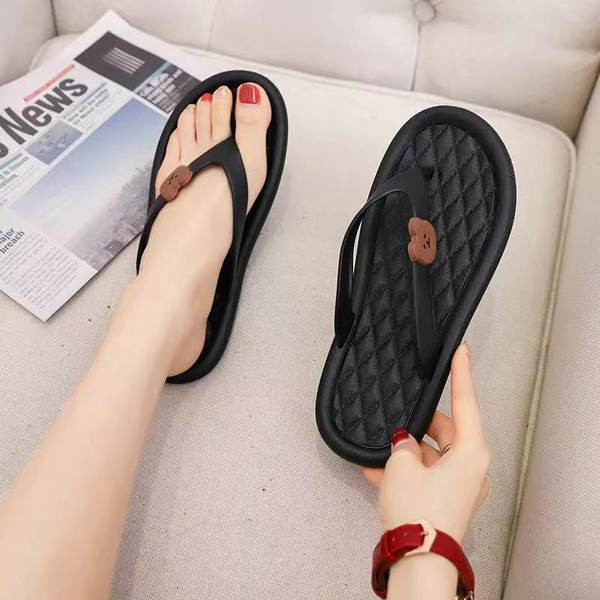 Vasaras flip flops ar rotaļu lācīša pirkstiem