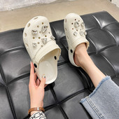 Papuci de dama cu pietre, potriviti pentru plaja