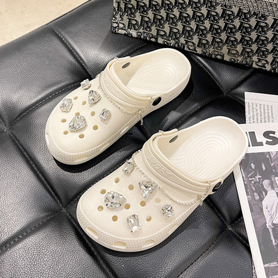 Papuci de dama cu pietre, potriviti pentru plaja