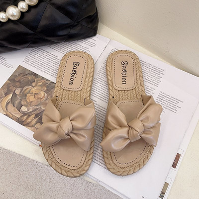 Παντόφλες casual με κορδέλα για γυναίκες