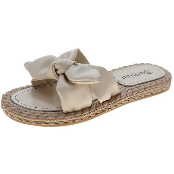 Παντόφλες casual με κορδέλα για γυναίκες