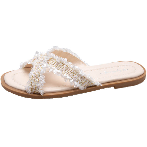 Ženske casual tekstilne papuče