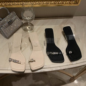 Modernas čības ar silikona lencēm un dekorācijas akmeņiem