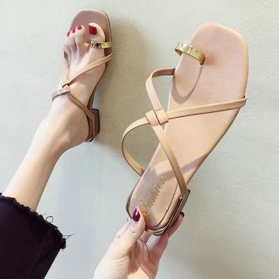 Modernas sieviešu čības starp pirkstiem ar 3 cm papēdi