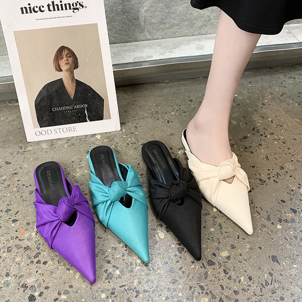 Μοντέρνα παντόφλες  μυτερό μοντέλο