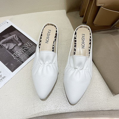 Papuci dama model ascutit - din piele ecologica