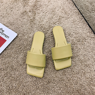 Γυναικείες casual παντόφλες, κλασικό μοντέλο από οικολογικό δέρμα