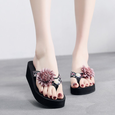 Novi model ženskih papuča sa cvjetnim motivima 3D ukrasa i perlama