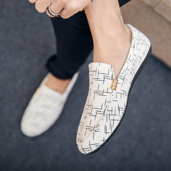 Naujo modelio vyriški mokasinai su metaliniu elementu - kelių spalvų