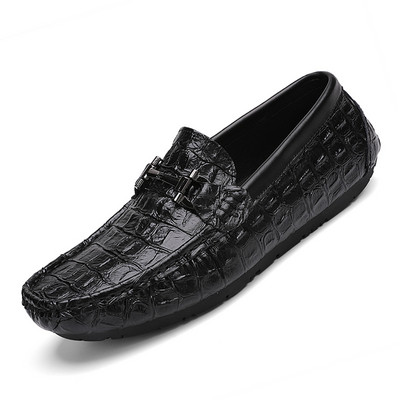 Ikdienas vīriešu mokasīni vairāki eko ādas modeļi