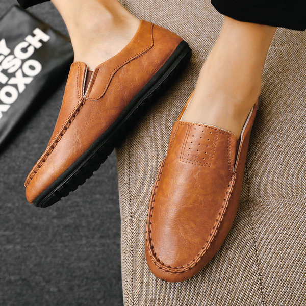 Μοντέρνα έκο δερμάτινα μοκασίνια - διάφορα μοντέλα