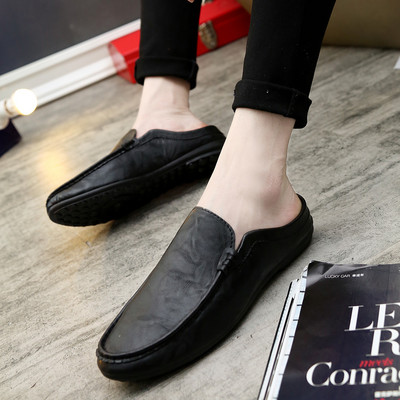 Κλασικό μοντέλο ανδρικά μοκασίνια από οικολογικό δέρμα σε δύο μοντέλα