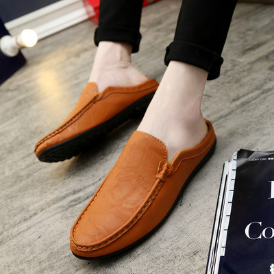 Κλασικό μοντέλο ανδρικά μοκασίνια από οικολογικό δέρμα σε δύο μοντέλα