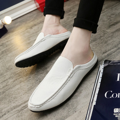 Κλασικό μοντέλο ανδρικά μοκασίνια από οικολογικό δέρμα σε δύο μοντέλα